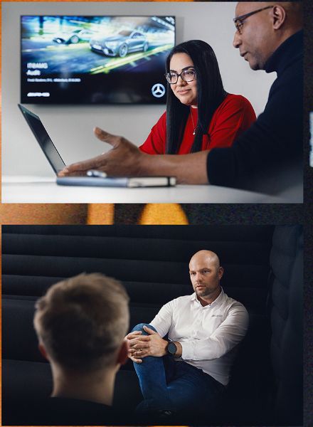 'YOUR SPIRIT OUR PERFORMANCE' ROBERT WESTRICH fotografiert für das Karriereportal von MERCEDES-AMG und die Agentur Von Helden und Gestalten
