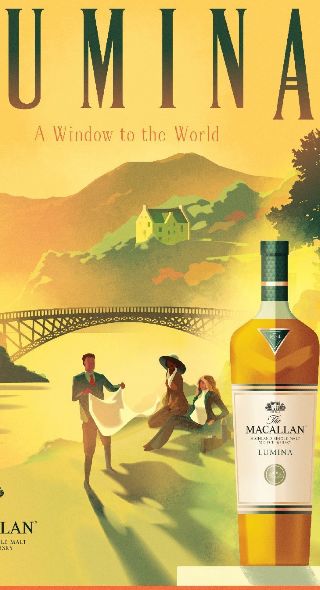 MACALLAN Whisky Quest Collection – Mads BERG c/o AGENT MOLLY & CO illustrates campaign and posters with vintage travel nostalgia