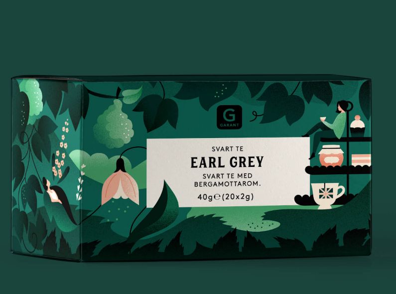 GARANT TEA redesign & JADE FOREST ICED TEA with packaging & designs by DARLING CLEMENTINE c/o AGENT MOLLY & CO