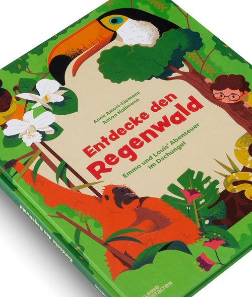 SEPIA : präsentiert Euch auf GoSee das Buch 'Entdecke den Regenwald' illustriert von Anton Hallmann und erschienen bei KLEINE GESTALTEN