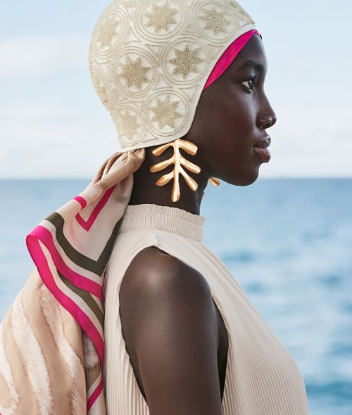 Nya GATBEL c/o LOUISA MODELS embarks on a great voyage for the BANANA REPUBLIC campaign – captured by photographer Richard Phibbs