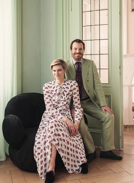 ‘A visit with Johanna and Friedrich Gräfling’ – Wolfgang STAHR c/o NERGER M&O photographs for FREIFRAU MANUFAKTUR at the gallery in Wiesen near Frankfurt am Main