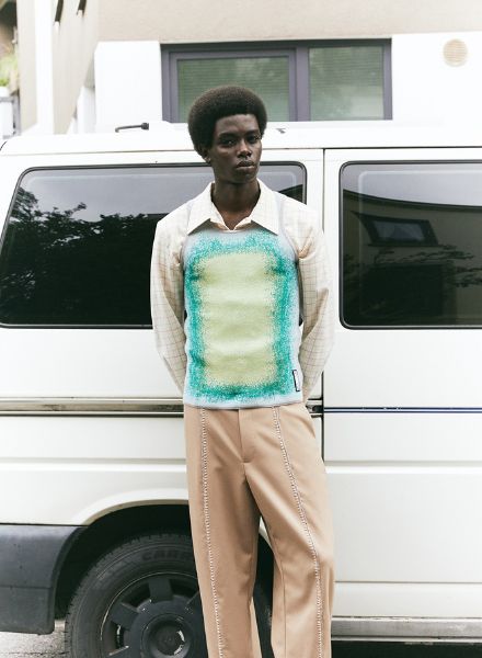 ‘Inside Out’ - male model Ayman Salah in the CAMO JOURNAL - styled by Christina HOLZUM c/o KLAUS STIEGEMEYER