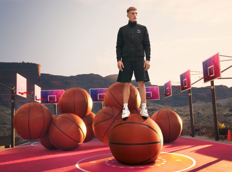 PAWEL FABJANSKI : photographs the PUMA SLIPSTREAM campaign with young actors Jan Wieteska and Daniel Walasek for High& agency and the metaverse workshop STREETMEETWARSAW by PUMA