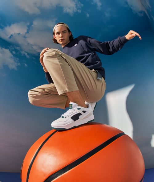 PAWEL FABJANSKI : photographs the PUMA SLIPSTREAM campaign with young actors Jan Wieteska and Daniel Walasek for High& agency and the metaverse workshop STREETMEETWARSAW by PUMA