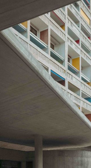 ‘Cité Radieuse’ by Le Corbusier in the heart of Marseille - an architectural study by Jonathan STOKES c/o SONJA HEINTSCHEL