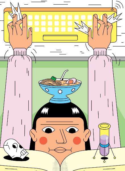 ‘Do you speak employer?’ FLACOUX c/o WILDFOX RUNNING illustrates for DER SPIEGEL