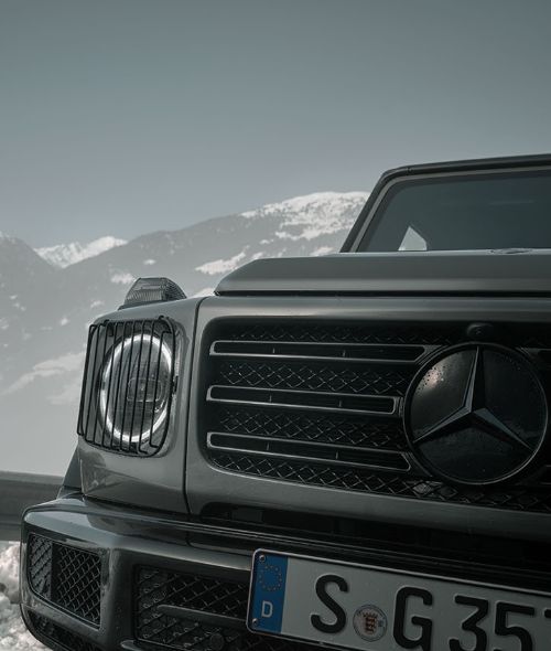 MARCUS PHILIPP SAUER photographs for the MERCEDES BENZ G-CLASS MANUFAKTUR in the mountains of Tyrol (agency: Banauten)