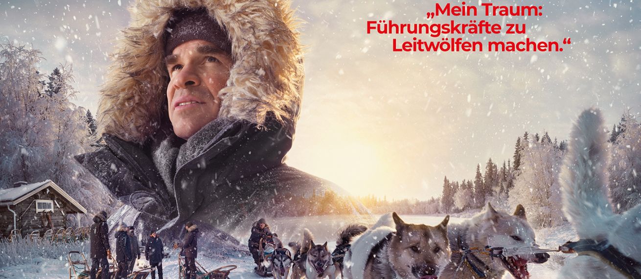 ‘Turn Executives into Leaders of the Pack’ – MARKUS MUELLER shoots husky whisperer Hendrik Stachnau for the LEXWARE ‘Dreams’ campaign