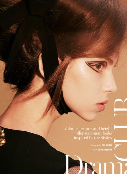 NEW YORKER magazine with photographer Pari Dukovic and VOGUE Arabia with photographer Dan Belief - a double dose of hair by Olivier LEBRUN c/o LES ARTISTS by Josef Stockinger