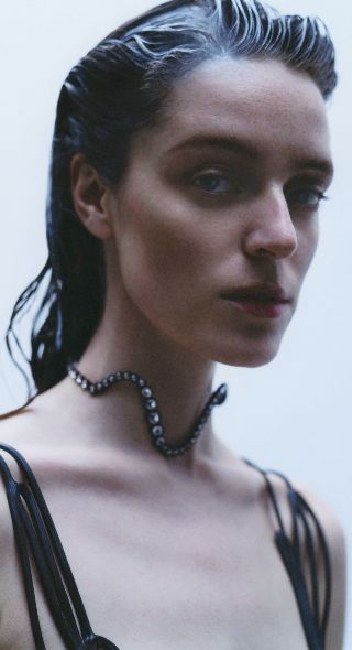NINA KLEIN new entry Jochen PAHS (hair & makeup) with beauty support for MONOPOL MAGAZINE