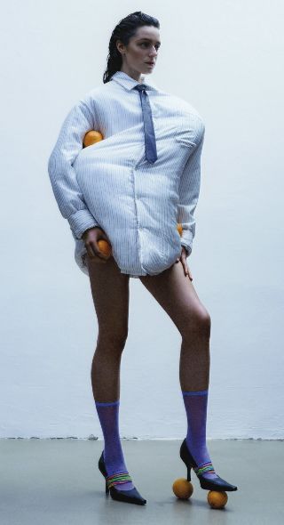 NINA KLEIN new entry Jochen PAHS (hair & makeup) with beauty support for MONOPOL MAGAZINE