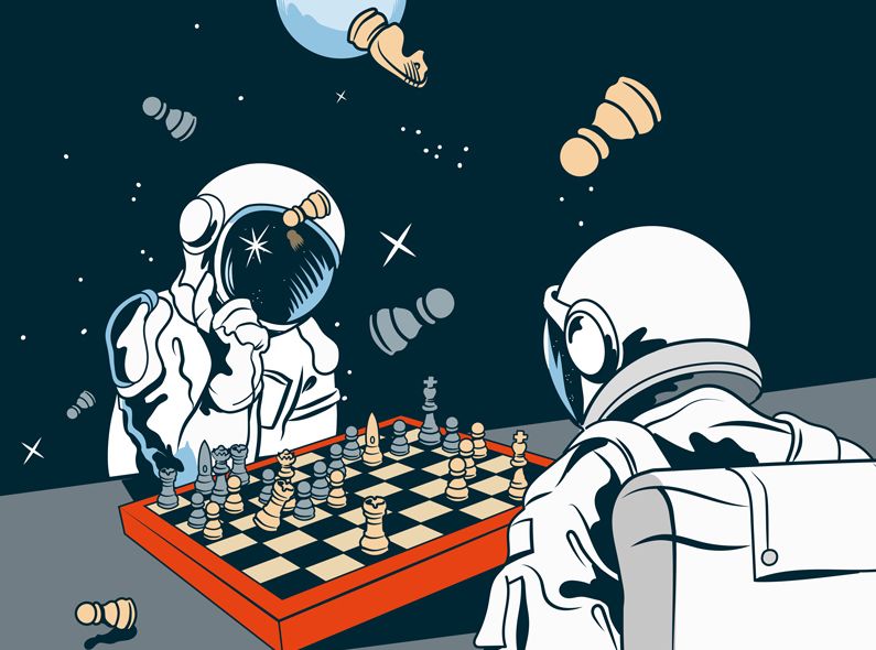 ‘Destination Outerspace’ - the new book by Ulrich Walter with illustrations by Frederik JURK c/o SEPIA on the topic of the minute: Space Tourism