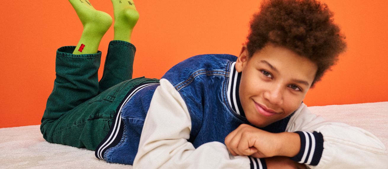 BRODYBOOKINGS präsentiert die Junior-Models Lina & Ben für die FALKE x HARIBO Gute-Laune-Socken Kooperation