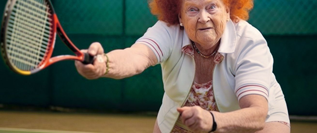 Irish Tennis - personal AI work by photographer Det KEMPKE c/o DOUBLE T Photographers