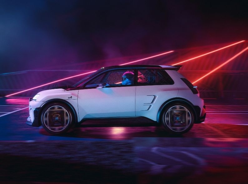 ALPINE A290_ß concept car - staged with modern flair by Tomek Makolsk with creative retouch by RECOM