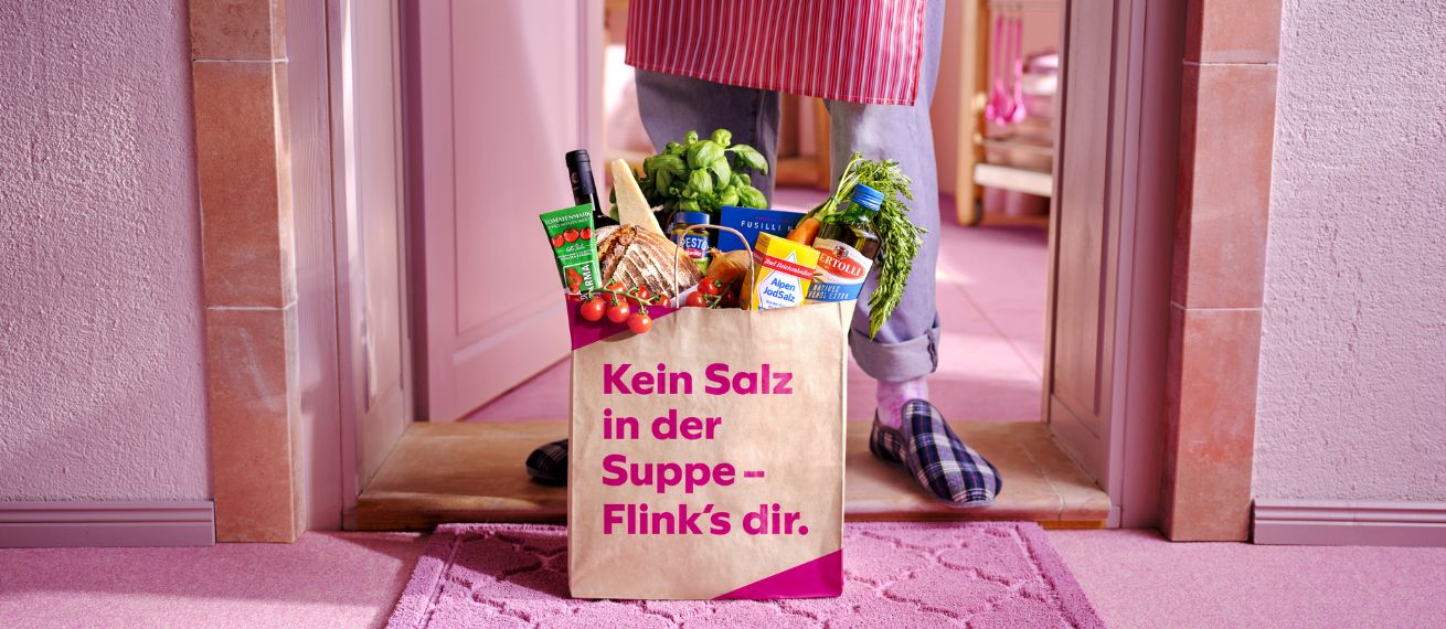 Flink's Dir' - die aktuelle FLINK-Kampagne setzt auf Set Design von Peter KLARE C/O BASICS.BERLIN