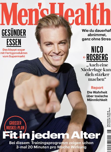 Nico Rosberg cover story in the MEN’S HEALTH Collector’s Edition, photographed TIM PETERSEN