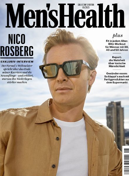 Nico Rosberg cover story in the MEN’S HEALTH Collector’s Edition, photographed TIM PETERSEN