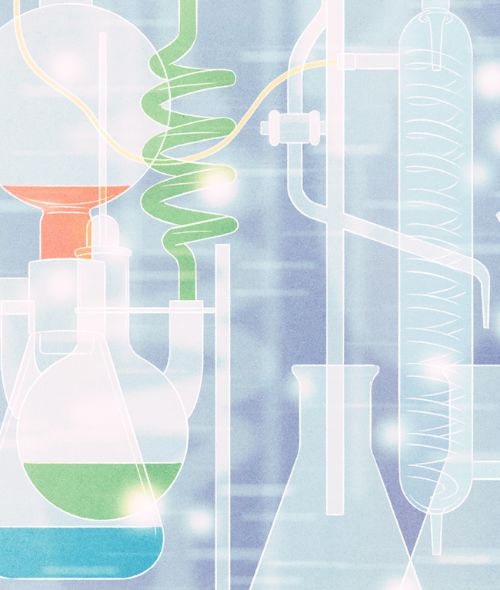 Active agents against cancer – Isabel SELIGER c/o SEPIA illustrates for the research at the German Cancer Research Center DKFZ for EINBLICK MAG