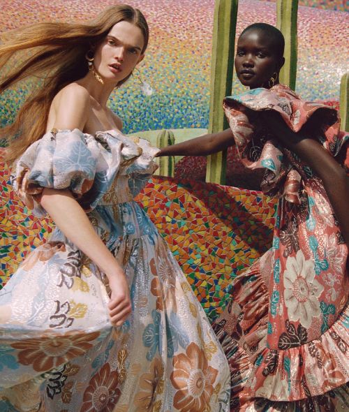 Yelena Yemchuck photographs for ULLA JOHNSON Spring/Summer ‘23 - produced by HABITANT PRODUCTIONS in Mexico City