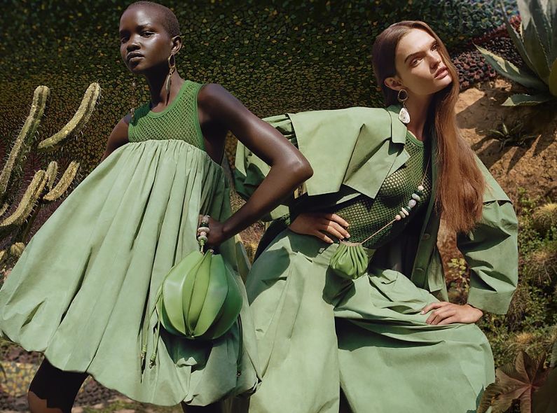 Yelena Yemchuck photographs for ULLA JOHNSON Spring/Summer ‘23 - produced by HABITANT PRODUCTIONS in Mexico City