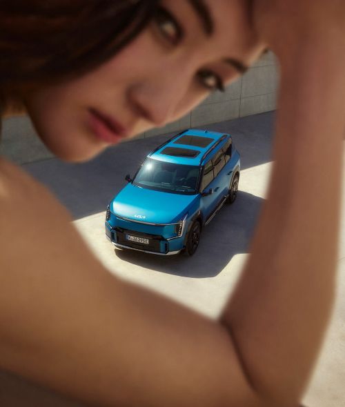 Der vollelektrische KIA EV9 - Kampagne von David DAUB c/o WILDFOX RUNNING