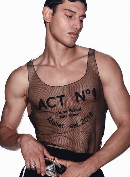 Ben LAMBERTY c/o KLAUS STIEGEMEYER photographs The New King of the Disco Wave' featuring the Puerto-Rican boxer and top model Alexis Chaparro plus the Nigerian Mohammed Abubakar for ISSUE Mag South America
