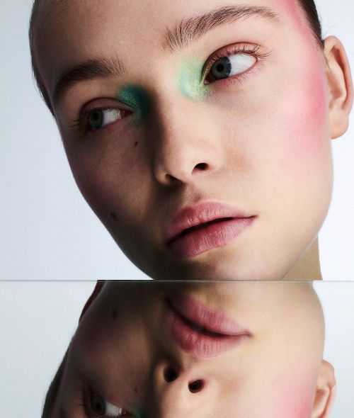 Beauty spread in VOGUE CS and ANNIKA LAU x BETTY BACLAY ad motifs - photos by Dirk BADER c/o AVENGER PHOTOGRAPHERS