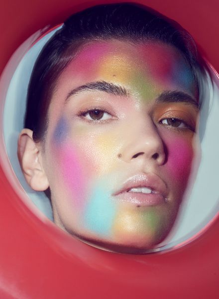 ‘Colour Splash’ - beauty editorial by FRAUKE FISCHER for SCHÖN MAG