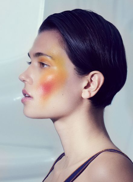 ‘Colour Splash’ - beauty editorial by FRAUKE FISCHER for SCHÖN MAG