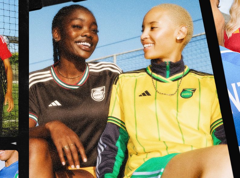 ADIDAS Women's World Cup 2023 mit Team Motiven produziert von KENT & CO PRODUCTIONS in Südafrika