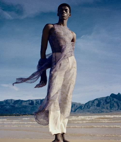 LUKHANYO MDINGI ‘Bodyland’ Fall/Winter campaign, produced by BAKER & CO in Cape Town