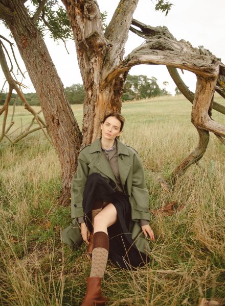 Sarah STORCH c/o DOUBLE T Photographers shoots model, musician, presenter & actress Eva Padberg for FOGS Magazine