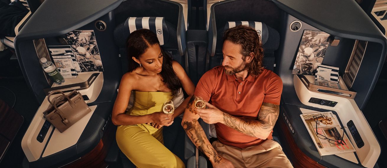 'Arrive in Style' CONDOR AIRLINES Kampagne fotografiert von Georg Roske mit Support von CLAAS CROPP CREATIVE PRODUCTIONS