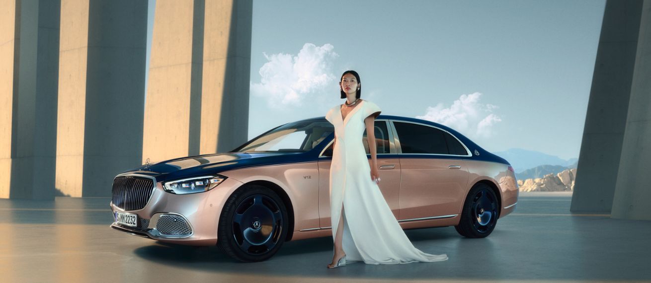 ‘Welcome to Beyond’ – the new MERCEDES-MAYBACH EQS SUV photographed by Ole WESTERMANN c/o WILDFOXRUNNING for Antoni