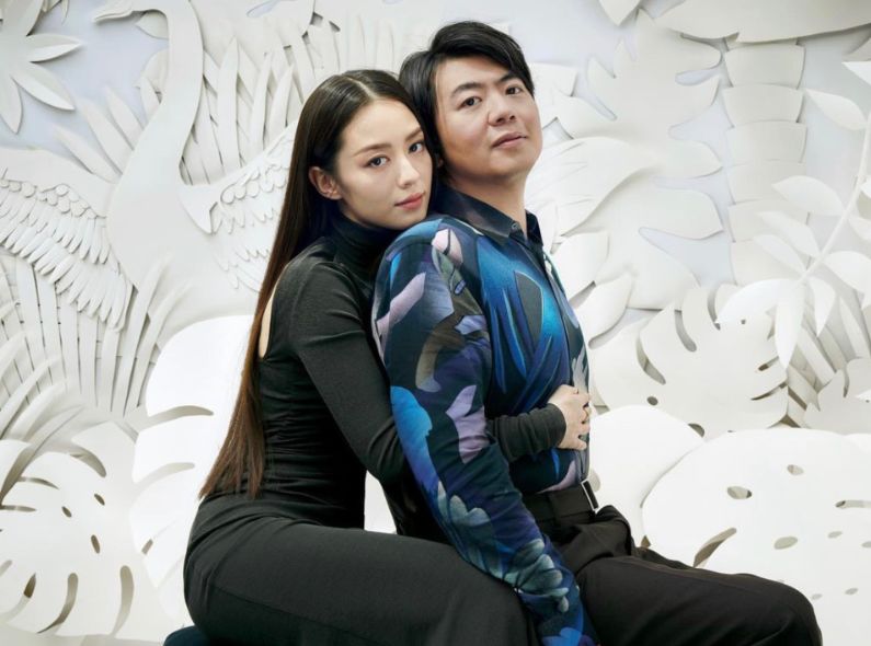 LANG LANG cover shoot for his latest album ‘Saint-Saëns’ featuring his spouse Gina Alice – produced in Paris by CLAAS CROPP CREATIVE PRODUCTIONS & JPPS