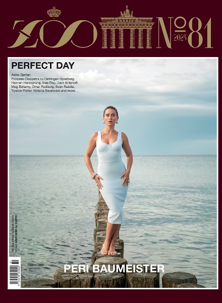 Sarah STORCH c/o DOUBLE T Photographers portraitiert Schauspielerin Peri Baumeister für die Strecke 'Perfect Day', erschienen im ZOO Magazin