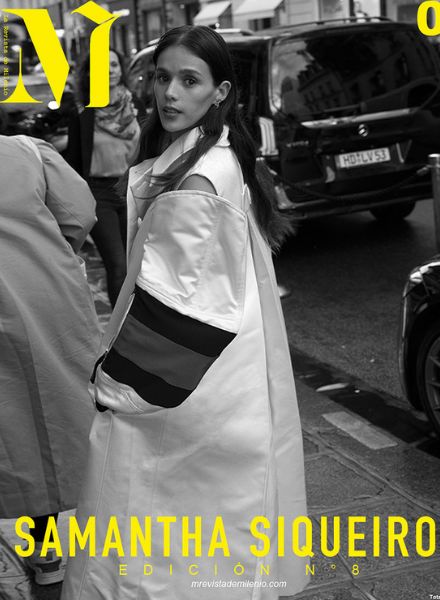 M MILENIO cover spread with Samantha Siqueiros - hairstyling by Olivier Lebrun c/o LES ARTISTS by Josef Stockinger
