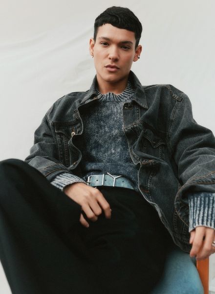 'Young Royals' star Omar Rudberg for VOGUE SCANDINAVIA in a portrait by Nina HOLMA c/o AGENT BAUER