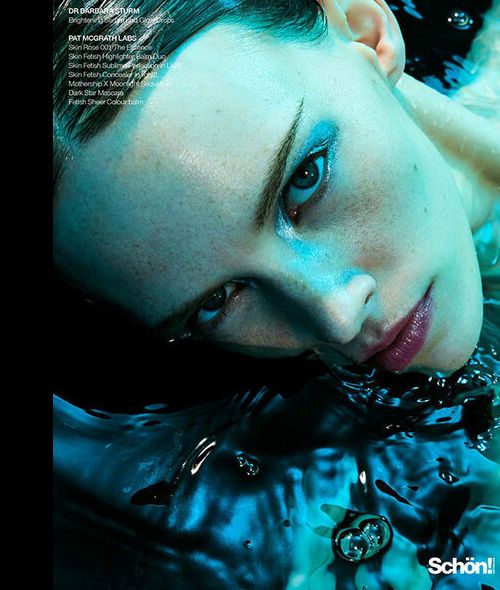 Revisited : ‘Siren’ - Benjamin Becker photographs model Charlotte Nolting for SCHÖN! Mag’s The Water Issue  ‘23 - with hair & makeup by Tanja KERN c/o BIGOUDI 