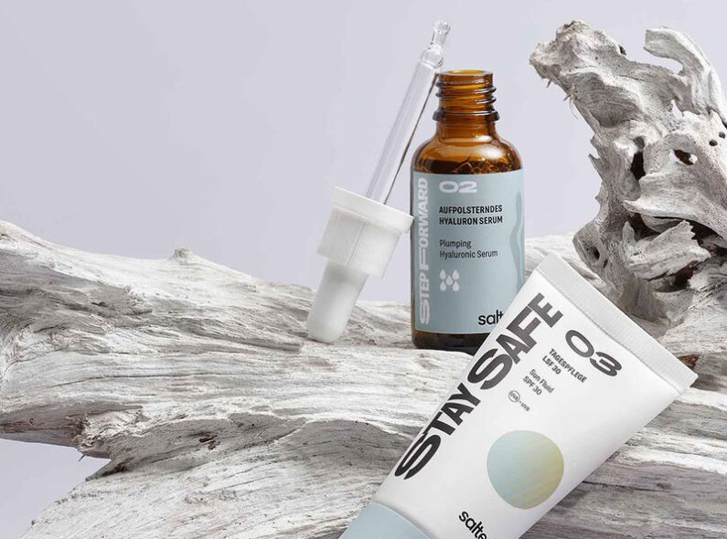 Nils Wilbert fotografiert für SALTED Skincare - Set Design by Marcell NAUBERT c/o BIGOUDI