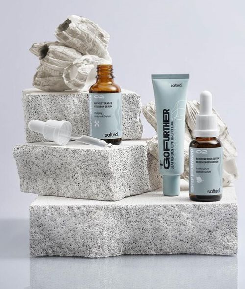 Nils Wilbert fotografiert für SALTED Skincare - Set Design by Marcell NAUBERT c/o BIGOUDI
