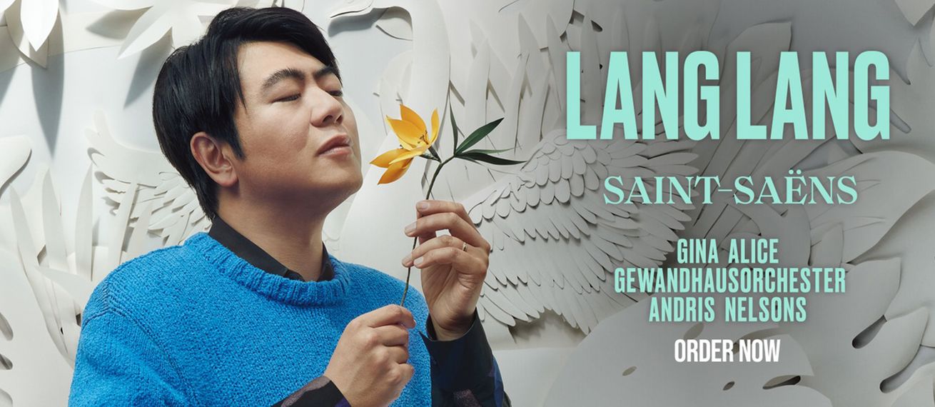 Olaf Heine photographs the album artwork for the new album SAINT-SAËNS by exceptional pianist LANG LANG - set design by Kathleen ALISCH c/o BASICS.BERLIN 