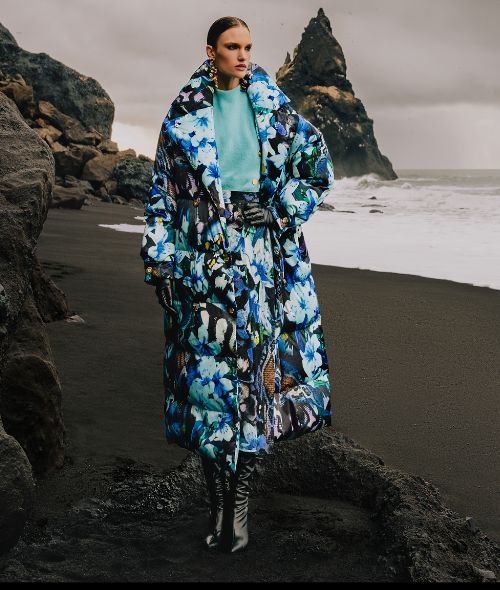 ‘Natural Powers & Spectacular Beauty' – the mythical island of Iceland as the destination for the ESCADA F/W 2023 campaign with model Kinga Trojan