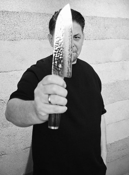 Kai Shun Premier Tim Mälzer Minamo - with premium knives photographed by Philipp RATHMER c/o UPFRONT in Japan