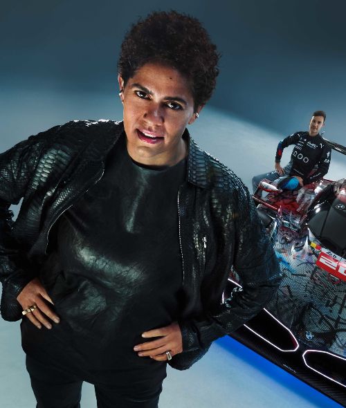 BMW M Hybrid V8 – the 20th Art Car by Julie Mehretu - studio visuals, artist portraits and CGI shots on location with creative retouch via RECOM