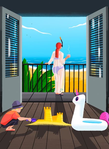 Bold, simple & colourful - neue Reise Illustrationen von JAMES BOAST c/o 2AGENTEN auf GoSee