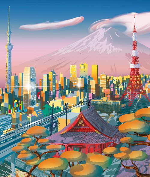 MOLESKINE – CITY NOTEBOOK LOS ANGELES & TOKYO plus ASCONA MAG with illustrations by CARLO STANGA c/o 2AGENTEN