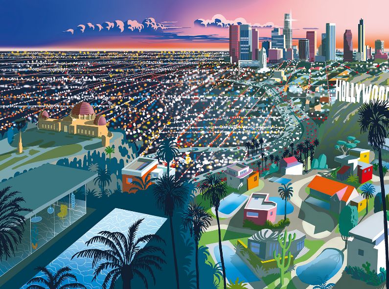 MOLESKINE – CITY NOTEBOOK LOS ANGELES & TOKYO plus ASCONA MAG with illustrations by CARLO STANGA c/o 2AGENTEN